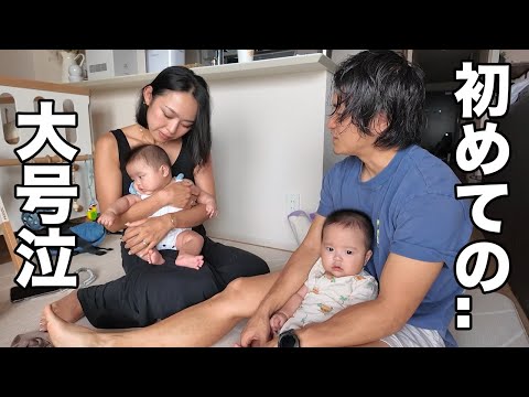 【涙】双子ちゃん初めての○○でママが大号泣しました
