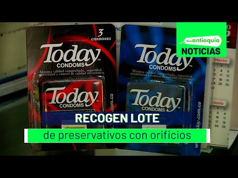 Recogen lote de preservativos con orificios - Teleantioquia Noticias