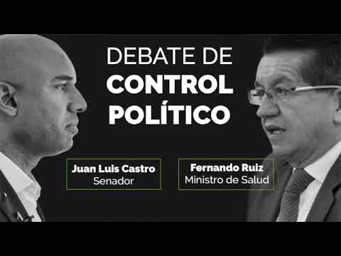 Gobierno no cumpleni su propio plan de vacunación, senador Juan Luis Castro en el debate a Minsalud.