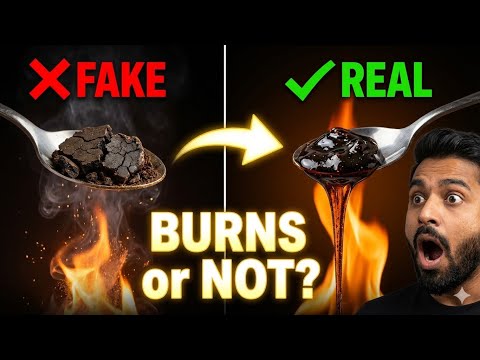 🔥 Shilajit Fire Test | Real vs Fake Himalayan Shilajit (Must Watch)