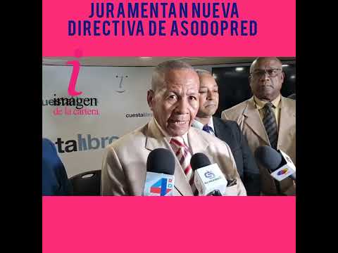 Juramentan nueva directiva de Asodopred