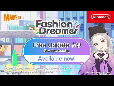 Fashion Dreamer – August Update Trailer – Nintendo Switch