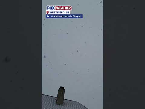 Big, heavy snow in Indiana