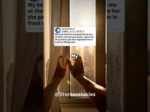 My best friend's husband hit on me at their party. I gave her a gift that exposed him to all.