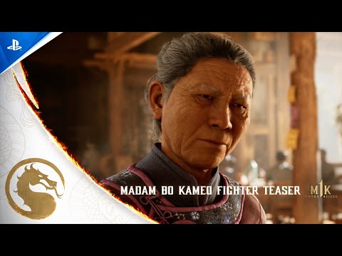 Mortal Kombat 1: Khaos Reigns - Madam Bo Kameo Fighter Teaser Trailer | PS5 Games