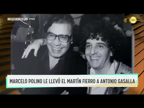 Marcelo Polino le llevó el Martín Fierro a Antonio Gasalla ? DPZT ? 02-08-23