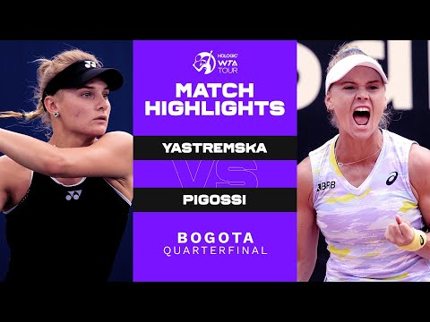 Dayana Yastremska vs. Laura Pigossi | 2022 Bogota Quarterfinal | WTA Match Highlights