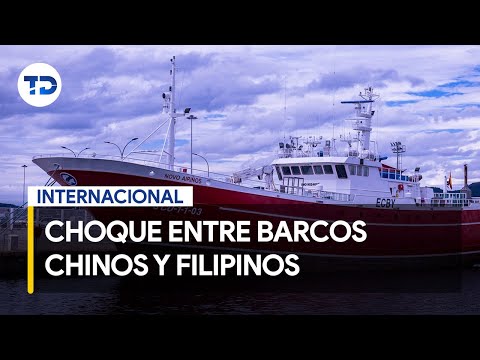 Barcos chinos embistieron a filipinos en el Mar de China Meridional