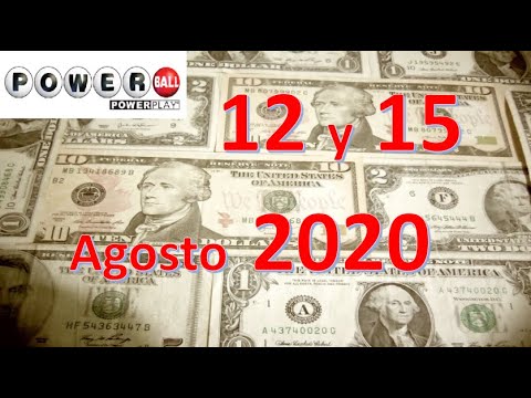 ?Como GANAR? la Lotería Powerball  (12  y  15 / 08 / 2020)