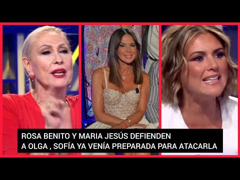 ?ROSA BENITO Y MARIA JESUS RUIZ DEFIENDEN A OLGA MORENO CONTRA SOFÍA SUESCUN