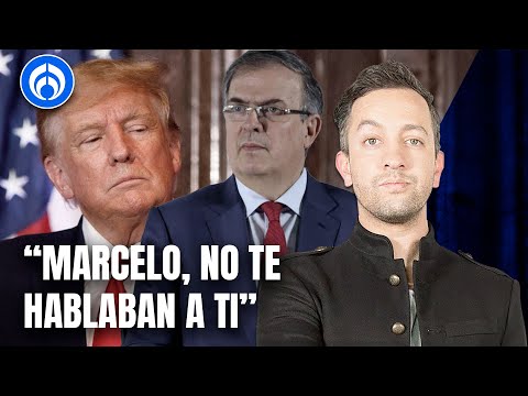 ¡No te calientes, garnacha! Trump insulta a Biden y Ebrard se lo adjudica