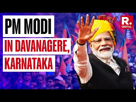 LIVE: PM Modi Addresses Public Meeting In Davanagere, Karnataka | Lok Sabha Election 2024