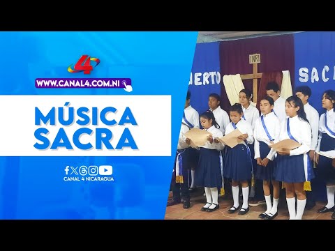 Estudiantes del coro infantil Rubén Darío realizan concierto de música sacra en Managua