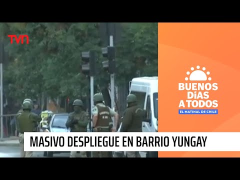 Masivo despliegue en barrio Yungay: Fuerzas especiales desaloja a peligrosas bandas narcos