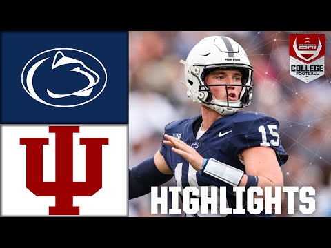 Indiana Hoosiers Vs. Penn State Nittany Lions | Full Game Highlights ...