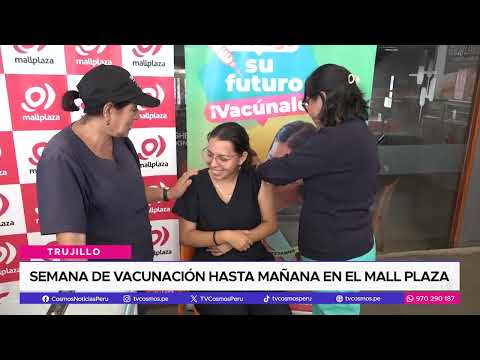 Semana de vacunación hasta mañana en el Mall Plaza