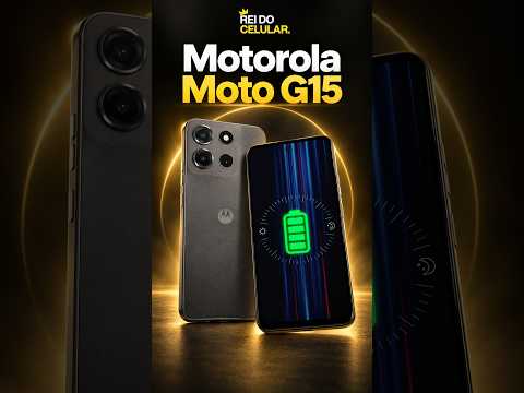 Moto G15: até 40 h de bateria, carregando a cada recurso #Shorts