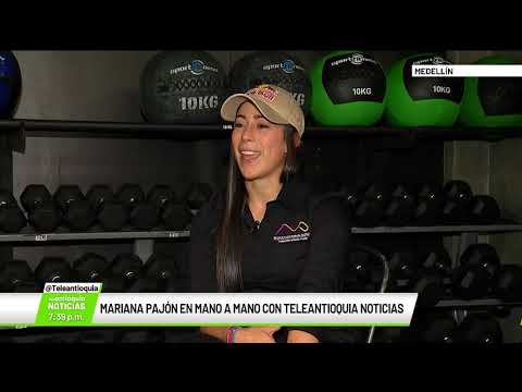 Mariana Pajón en mano a mano con Teleantioquia Noticias