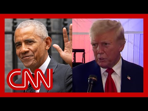 Trump tells CNN he respects Barack and Michelle Obama