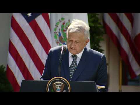 López Obrador agradece a Trump no haber tratado a México como colonia