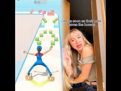 Girls as soon as their man leaves the house