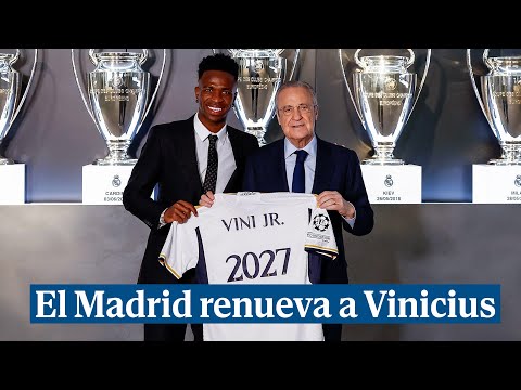 El Madrid anuncia la renovación de Vinicius hasta 2027: 10 millones de sueldo y cláusula de 1.000