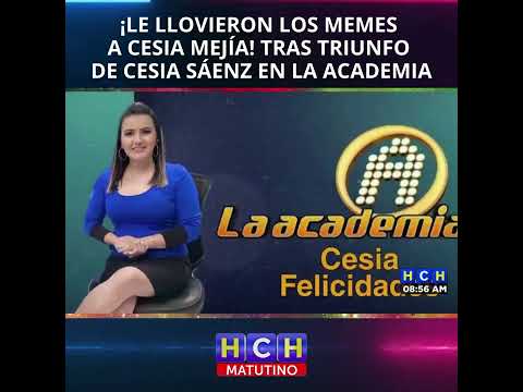 ¡Le llueven los memes a Cesia Mejía tras triunfo de Cesia Sáenz en La Academia!