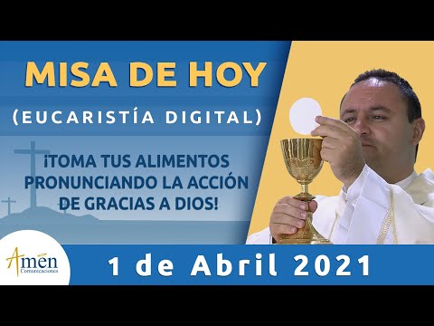 Misa de Hoy Jueves 1 de Abril 2021 l Padre Fabio Giraldo