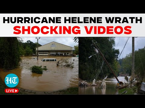 Hurricane Helene LIVE: Shocking Videos Of Devastation As Toll Crosses 60; Hurricane News | Helene