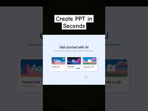 AI Powered Presentation Creation in Seconds - Gamma AI