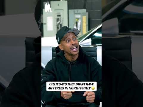 Gillie says they didn’t have any trees in North Philly 😂