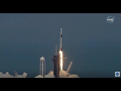 Así fue el despegue de la Crew Dragon de SpaceX y la NASA al espacio