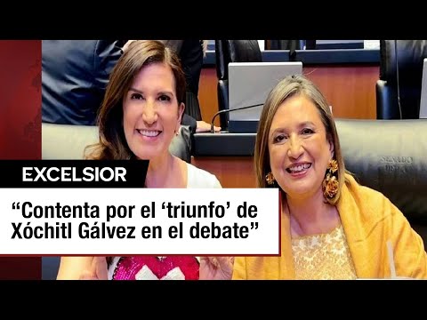 Kenia López Rabadán del PAN: Xóchitl Gálvez fue la ganadora del debate