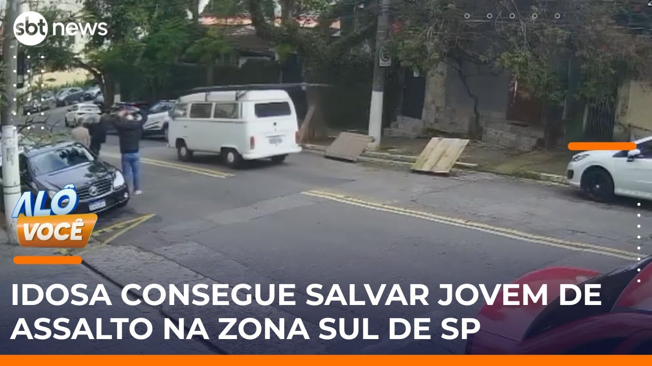 Idosa salva jovem que seria próxima vítima de assalto em SP | AloVoce