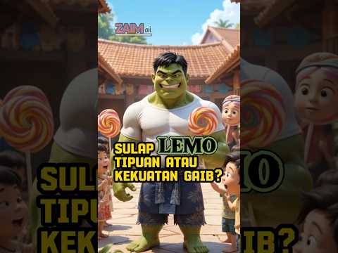 sulap lemo tipuan atau kekuatan gaib? #lemo #hulk #kartun #shorts #sulap #marvel