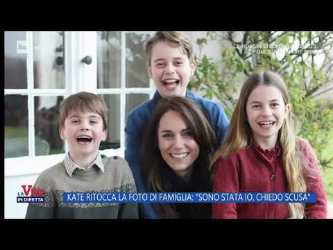 Kate ritocca la foto di famiglia: "Sono stata io, chiedo scusa" - La Vita in diretta - 11/03/2024