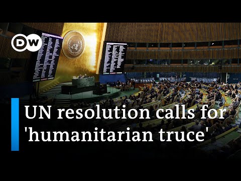 UN General Assembly adopts resolution demanding 'humanitarian truce' | DW News