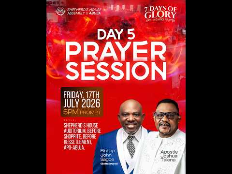 Day 5 || 7 Days Of Glory With Apostle Joshua Talena and Apostle John Sagoe ( Switzerland)