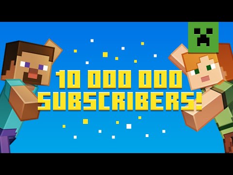 Minecraft Reaches 10 Million Subscribers!