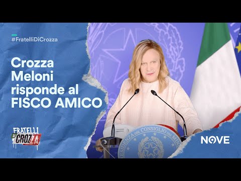 Crozza Meloni risponde al FISCO AMICO | Fratelli di Crozza