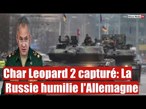 Le ministère russe de la Défense a publié une vidéo du char Leopard 2 confisqué