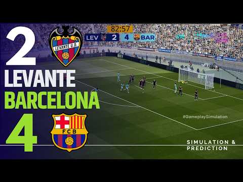 ⚽ Levante 2-4 Barcelona [HIGHLIGHTS] LALIGA 26/27 ✅ | Full Match Simulation/Recreation