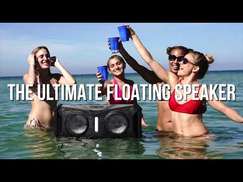 Gemini Soundsplash Portable Waterproof Wireless Bluetooth Speaker with Multi-colored LED Light show