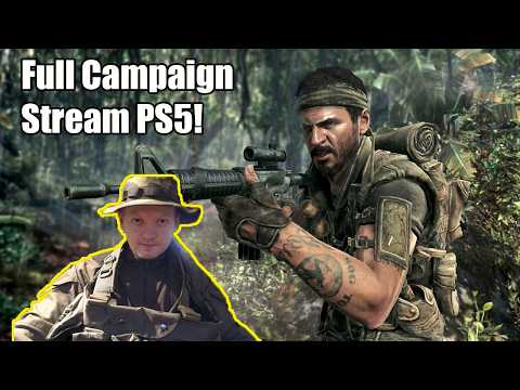 Black Ops 1 Full Campaign Stream Playthrough Hardenned PS5!