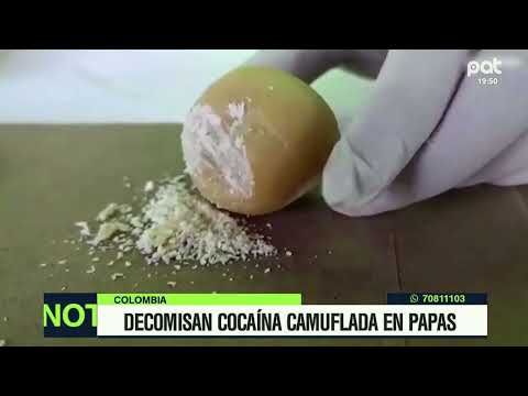 Colombia | Decomisan cocaína camufladas en papas | Noticias PAT