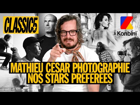 Zidane, Pharrell Williams, Angelina Jolie : Mathieu César a photographié les plus grands | CLASSIC 5