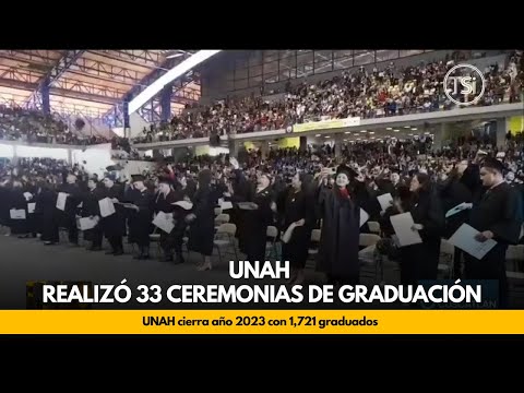 UNAH cierra año 2023 con 1,721 graduados