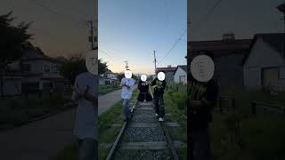 線路でバランスダンス‼️#いれいす #守護いスキっ #全国いれいす色大作戦 #北海道