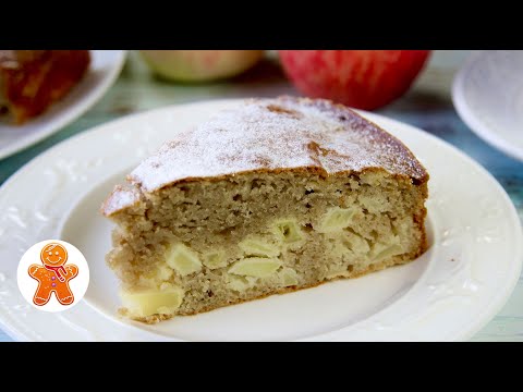 Яблочный Пирог на Кефире 🍏 Быстро и Очень Вкусно
