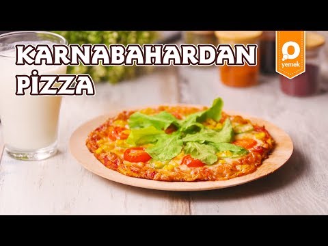 Karnabahardan pizza - sağlıklı tarifler